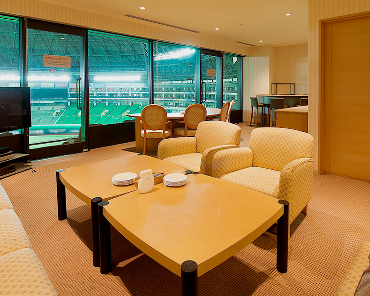 控え室（スーパーボックス）利用